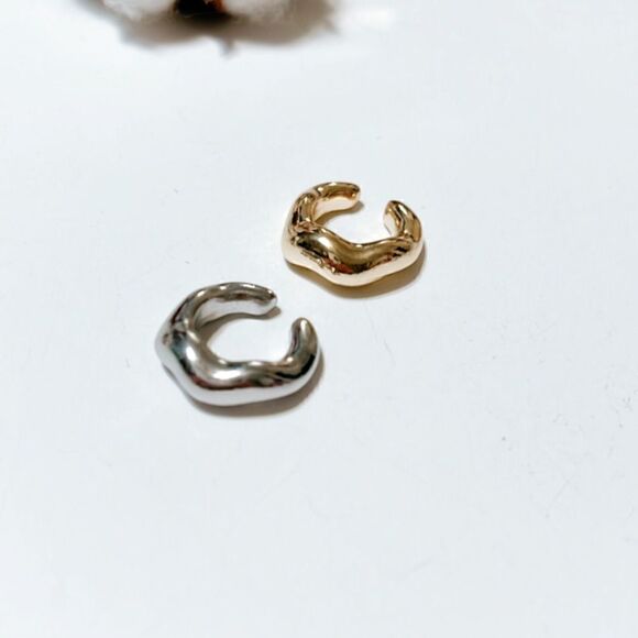 Minimalist cuff earrings N316 - Picture 2 of 4